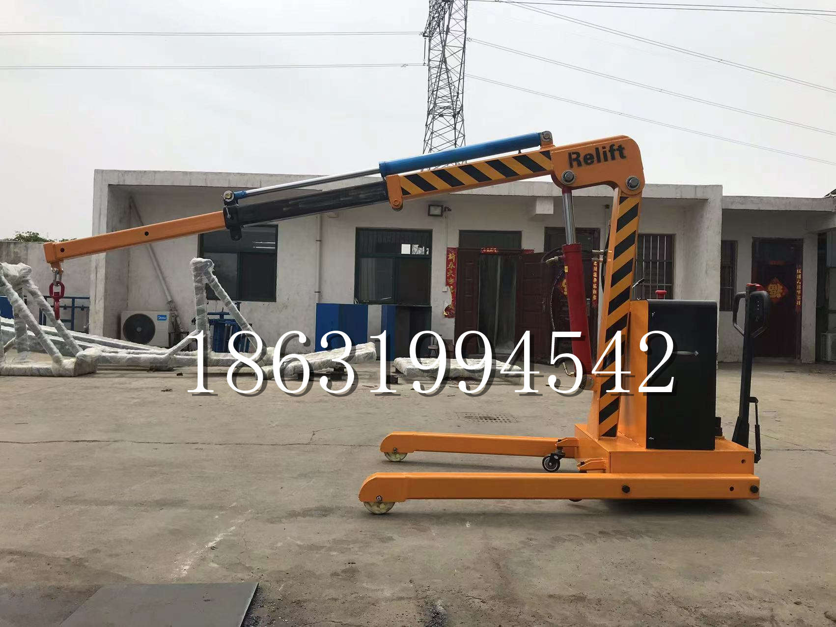 阳高县久征定做3吨三轮随车吊 农用园林绿化移树吊 平板工程用小吊机